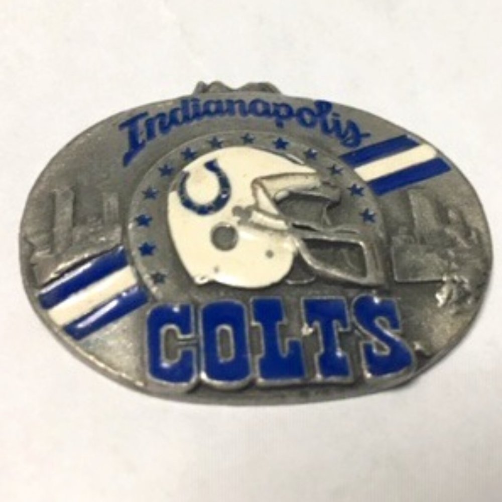 NFL Indianapolis Colts Pewter Pendant 1.5x1.25"